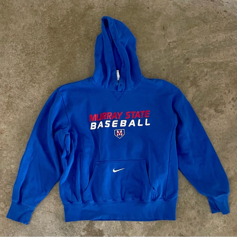 Authentic vintage Murray State Baseball Nike blue hoodie